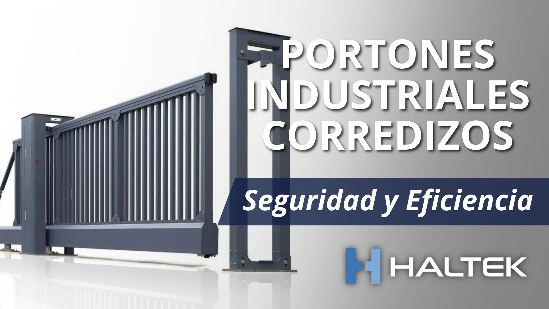 Miniatura de portones industriales corredizos automáticos.