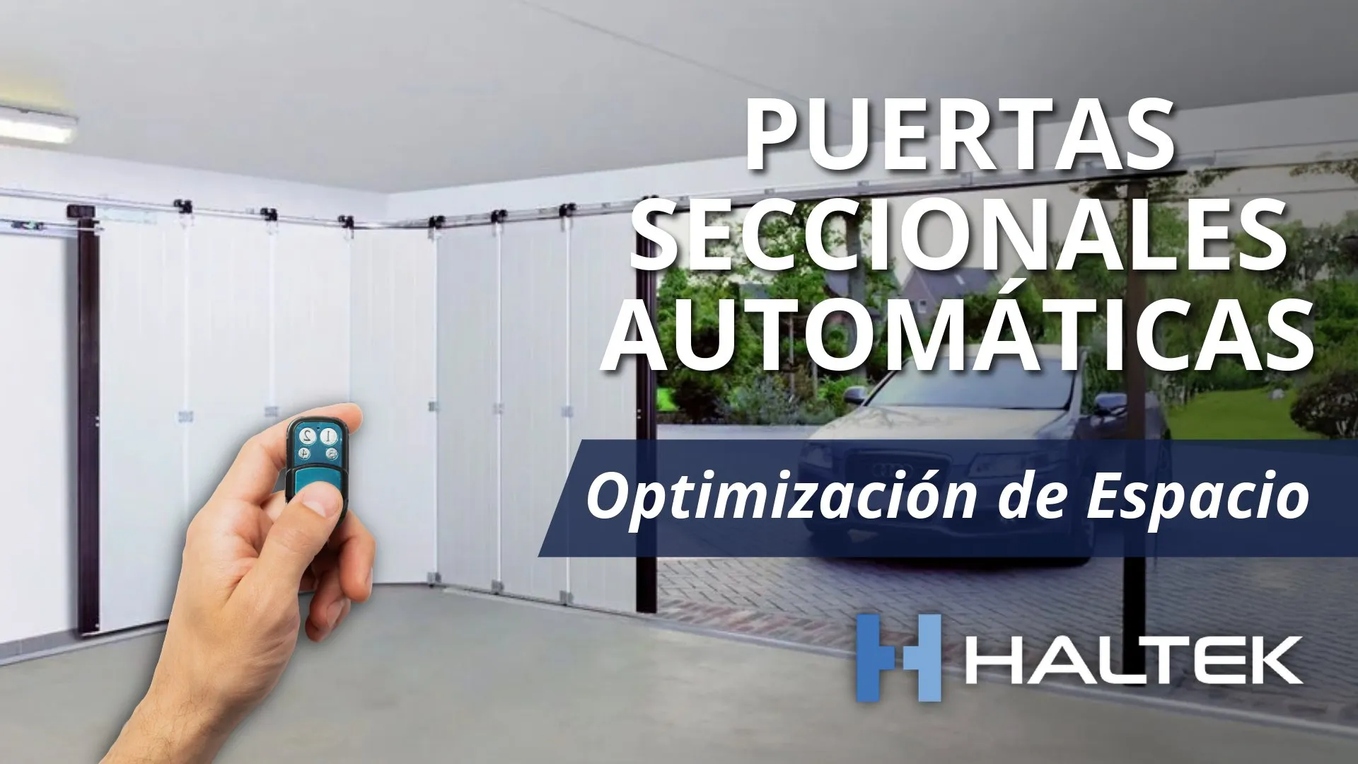 Miniatura de puertas seccionales automáticas.