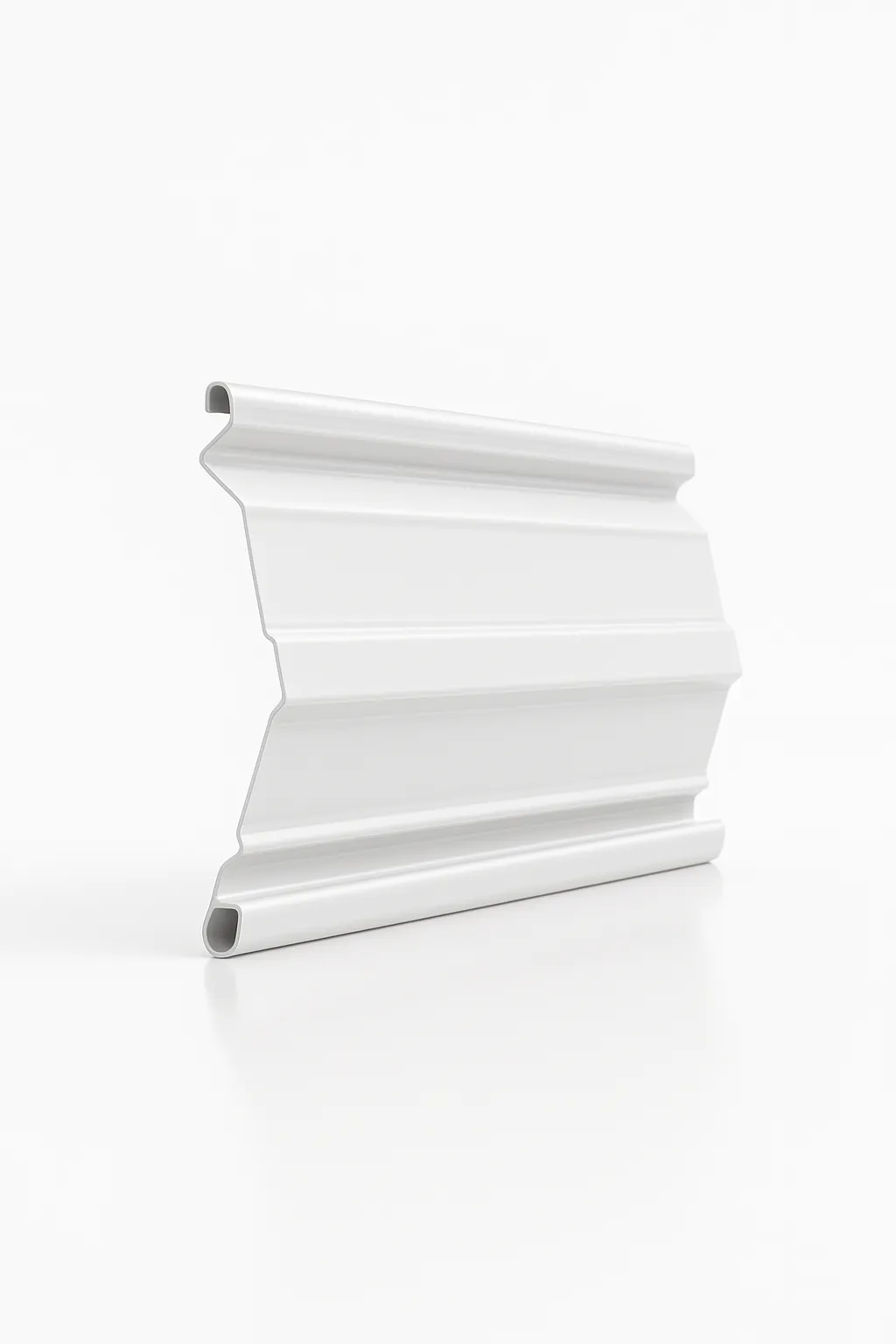 Muestra de lámina europea para cortina metálica.