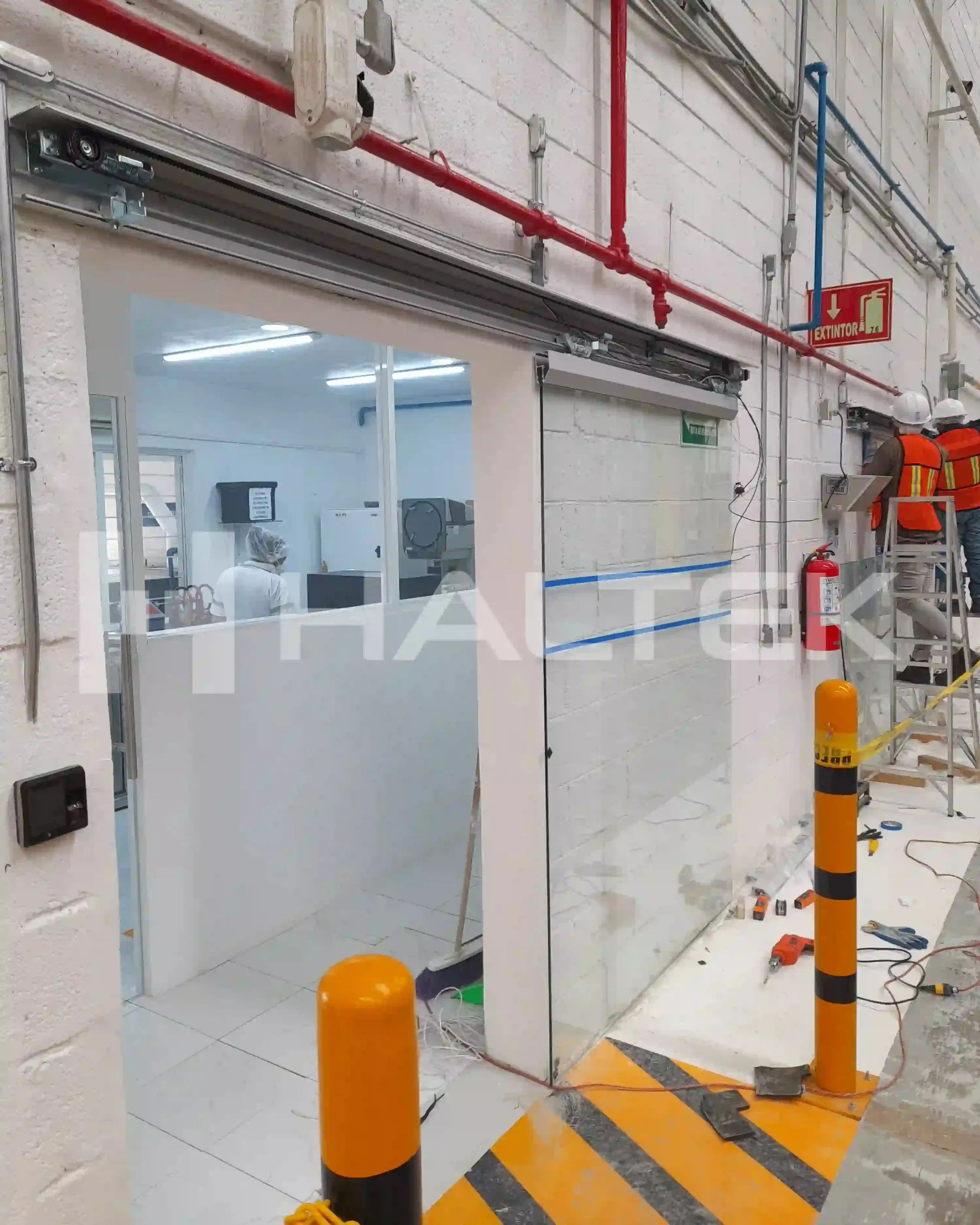 Vista lateral del proyecto Graham Packaging.