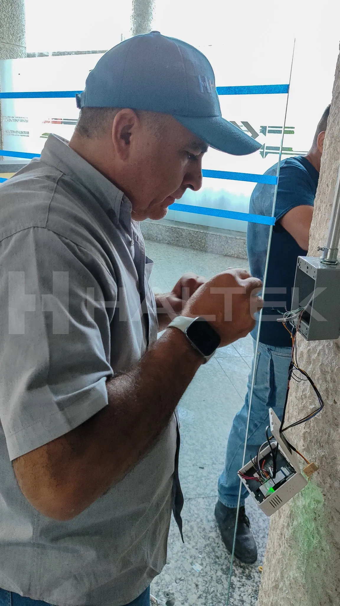 Detalle de conexión estructural en proyecto HP Diamante.