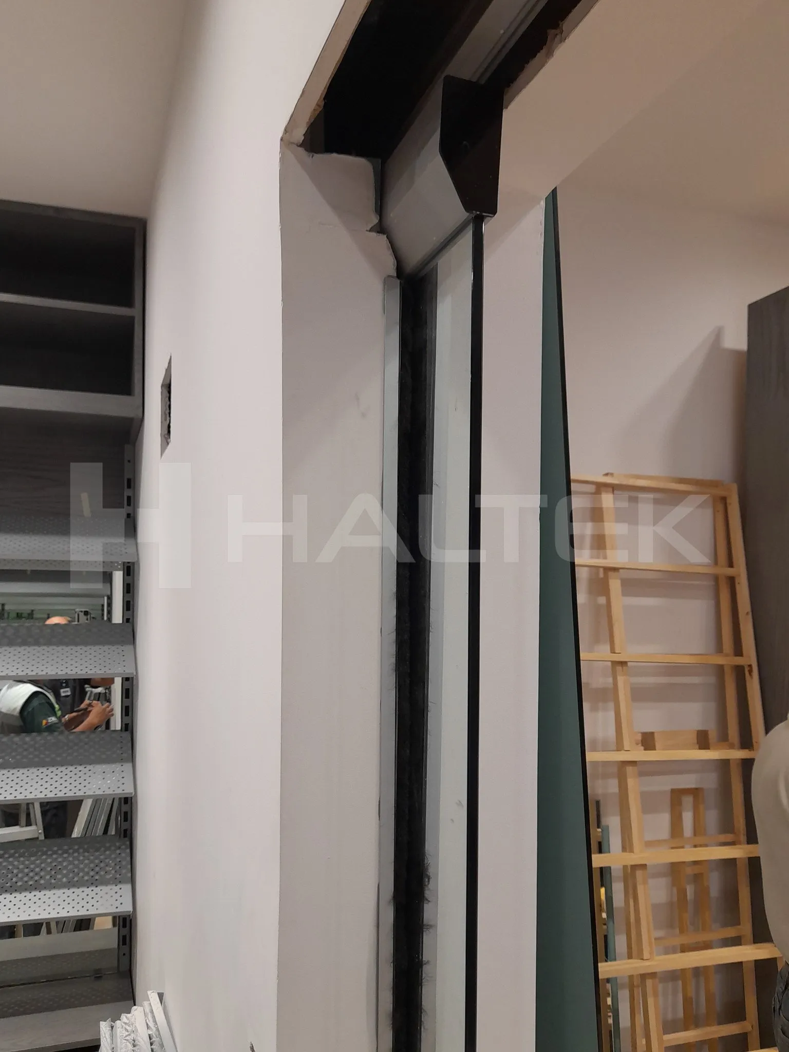 Puerta empotrada en proyecto Lieb Atizapán.