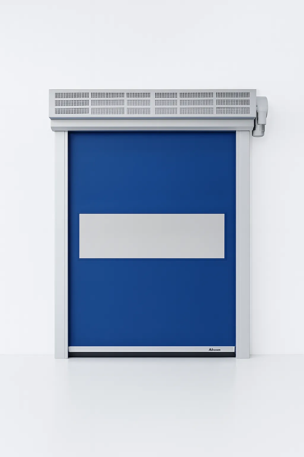 Puerta rápida tipo cortina de aire.