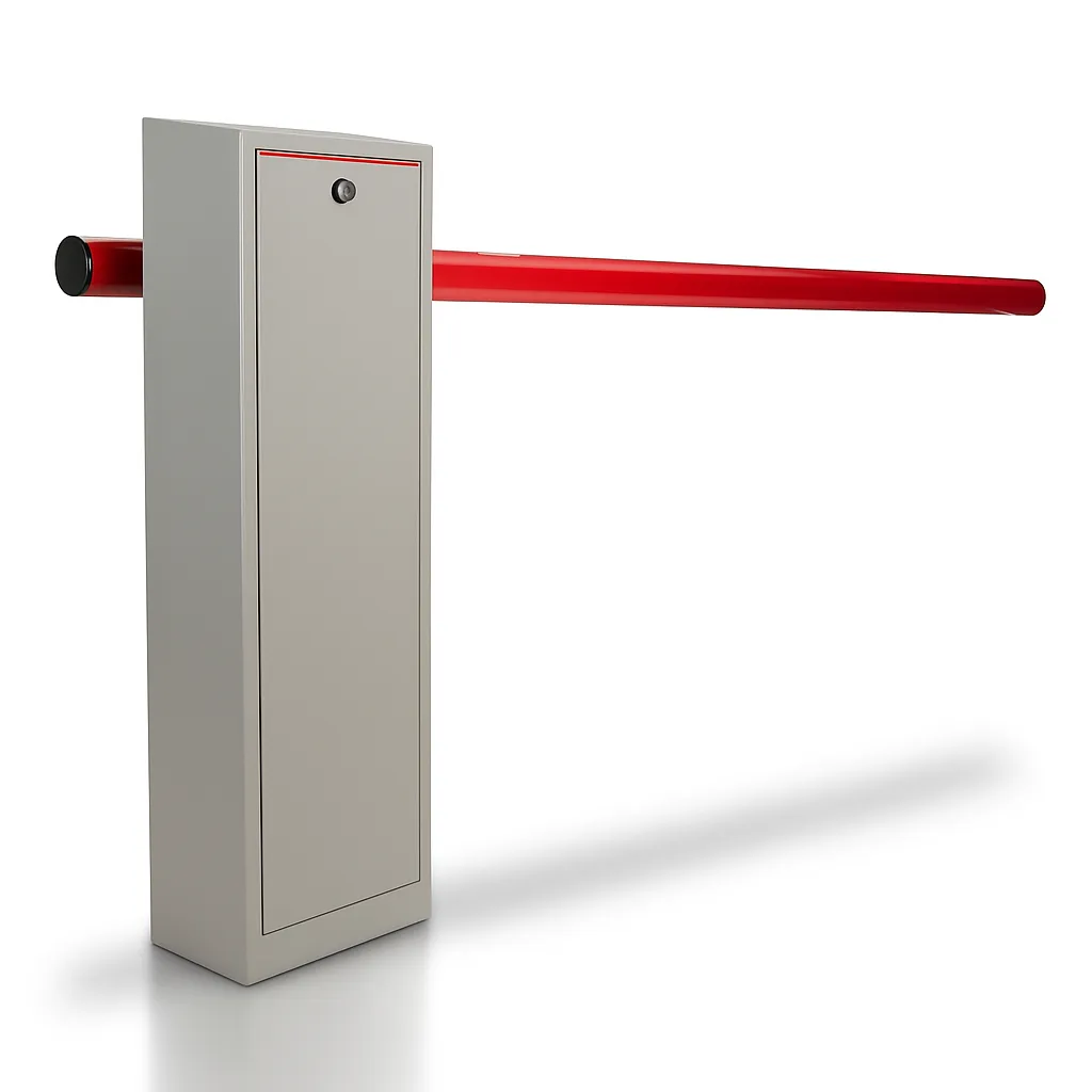 Render de pluma de acceso vehicular marca Erreka.